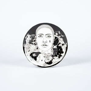 
                
                    Load image into Gallery viewer, Apocalypse Chow 8 inch Plate 4 | Laura Callaghan
                
            