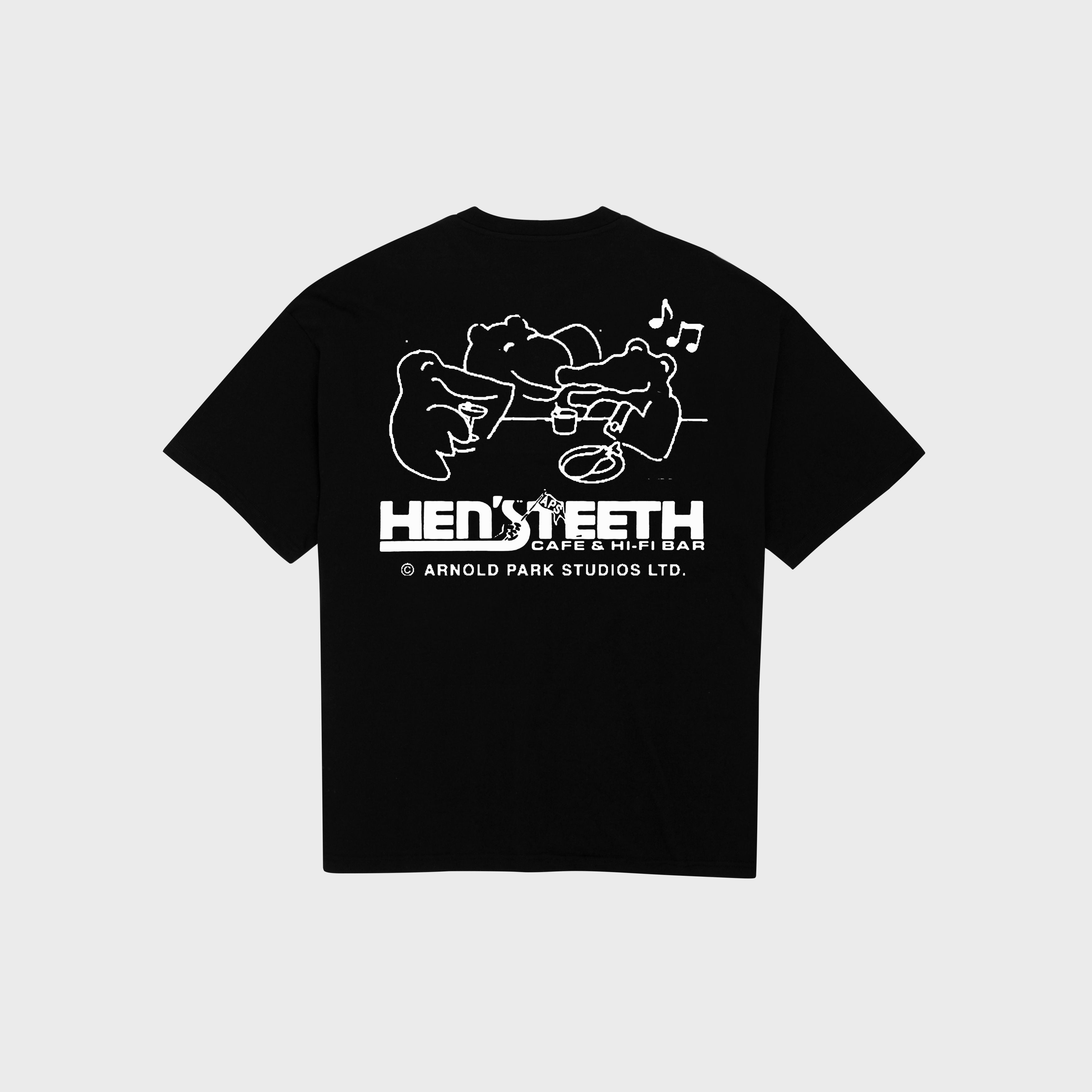 Copy of Arnold Park Studio x Hen's Teeth Tee (Black),Hen's Teeth Store - Hen's Teeth 