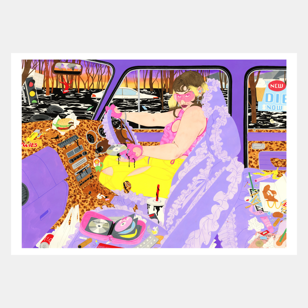 
                
                    Load image into Gallery viewer, Vroom (The dead rise...) by Laura Callaghan (giclée print)
                
            